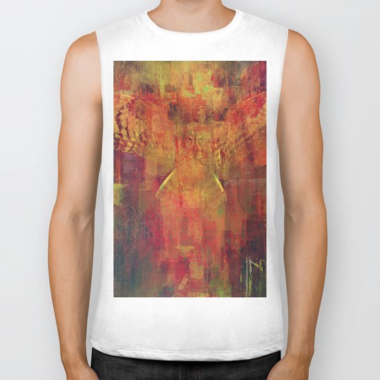 The messenger of Halloween Biker Tank