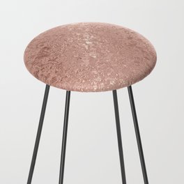 Rose gold shimmer Counter Stool