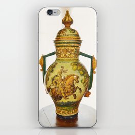 Medieval castle life | Luxury handmade decor | Colorful porcelain vase  iPhone Skin