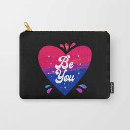 Bisexual Bi Pride Be You Heart Carry-All Pouch