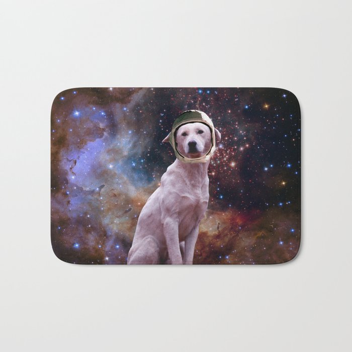 Space Labrador Bath Mat