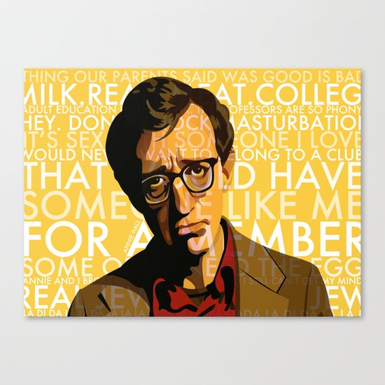 Woody Allen - Annie Hall I Canvas Print