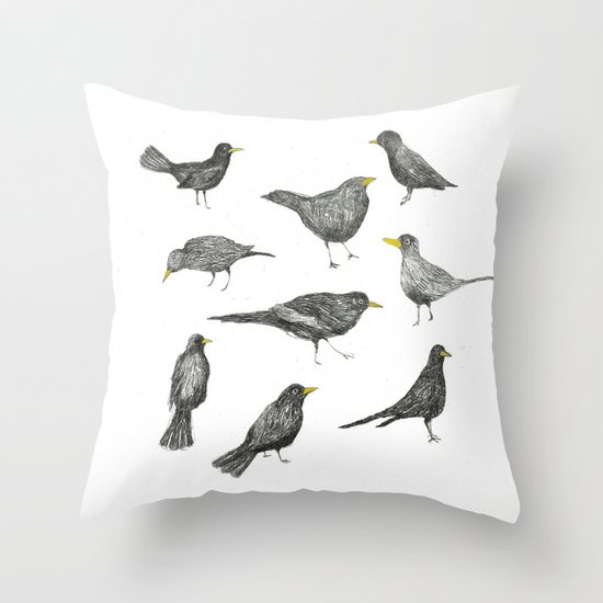 birds Throw Pillow