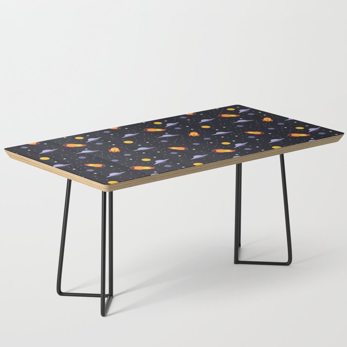 Space,planets,spaceship,moon,stars Coffee Table