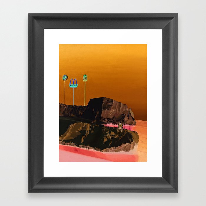 The Iceberg Framed Art Print