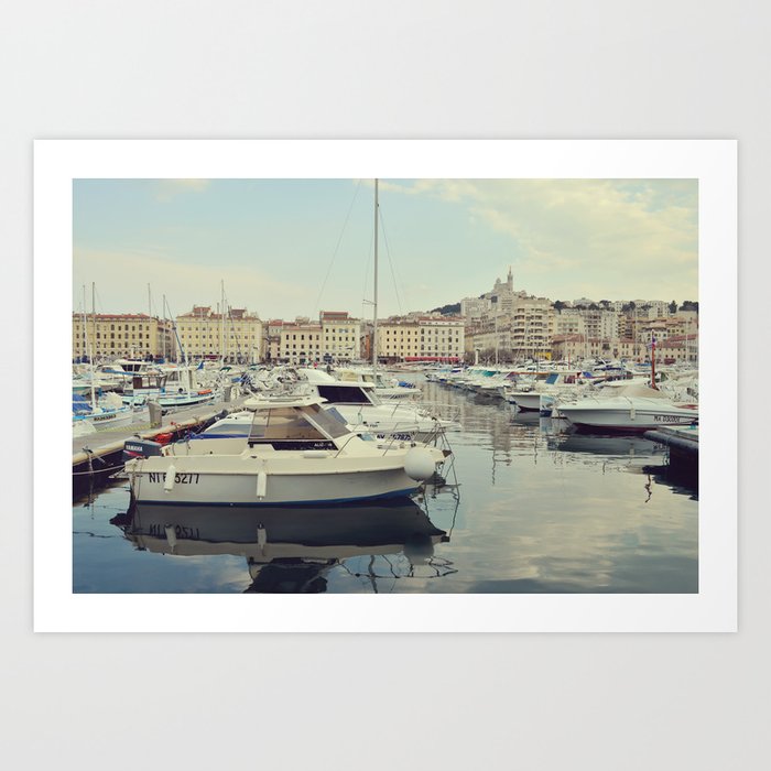 Marseille France Soft Color  Art Print