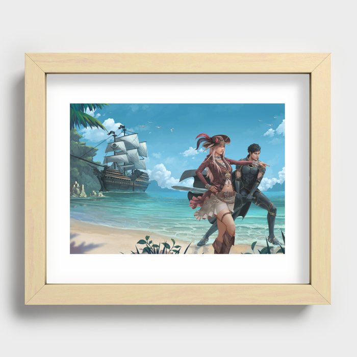 The Revived Second Age of Retha book AM Sohma Recessed Framed Print