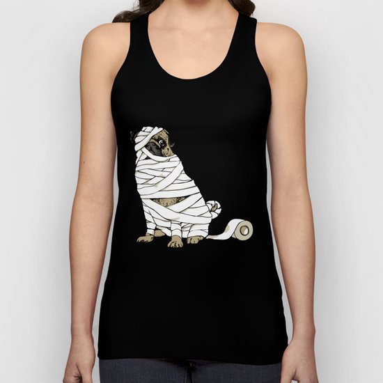 The Mummy Pug Return Unisex Tank Top