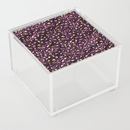 Purple / Lavender Leopard Print // Leopard Prints On Me Acrylic Box