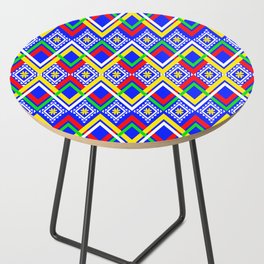 Colorful Ethnic Pattern Side Table