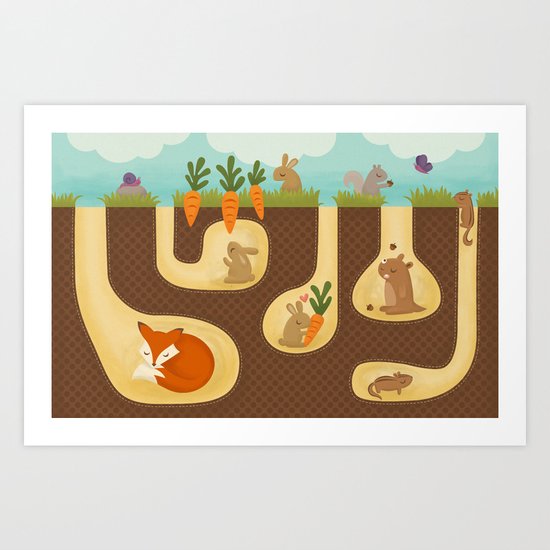 Critters Art Print