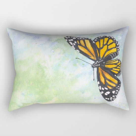Monarch Butterfly Rectangular Pillow