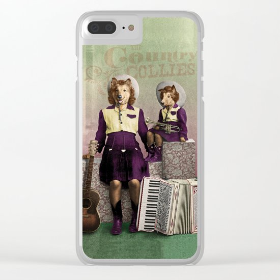 The Country Collies Clear iPhone Case