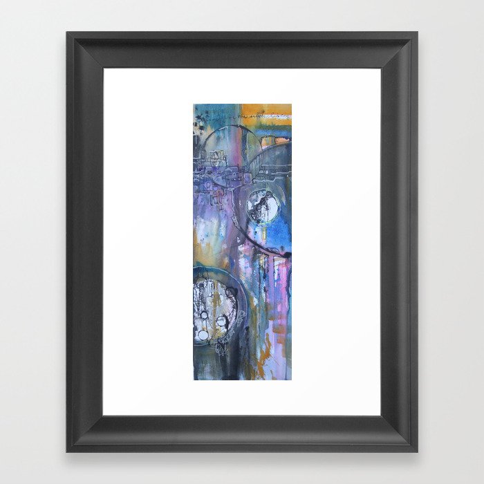 Looking for the silver lining Framed Art Print