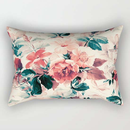 FLORAL PATTERN 09 Rectangular Pillow