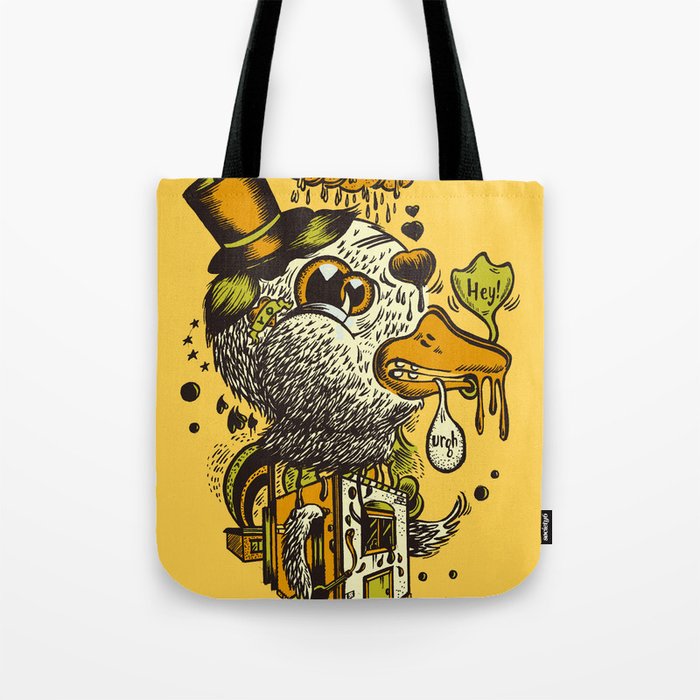 A Disorientated Duck Goes For A Stroll Tote Bag
