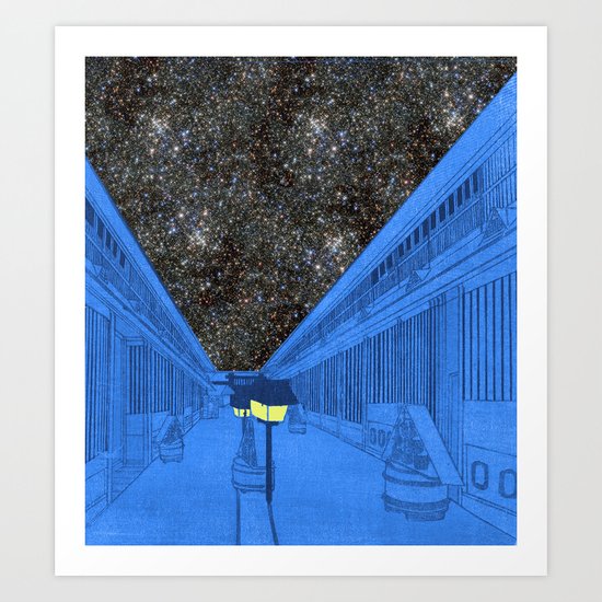 Life on the outside Art Print