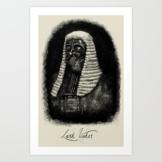 Lord Vader Art Print