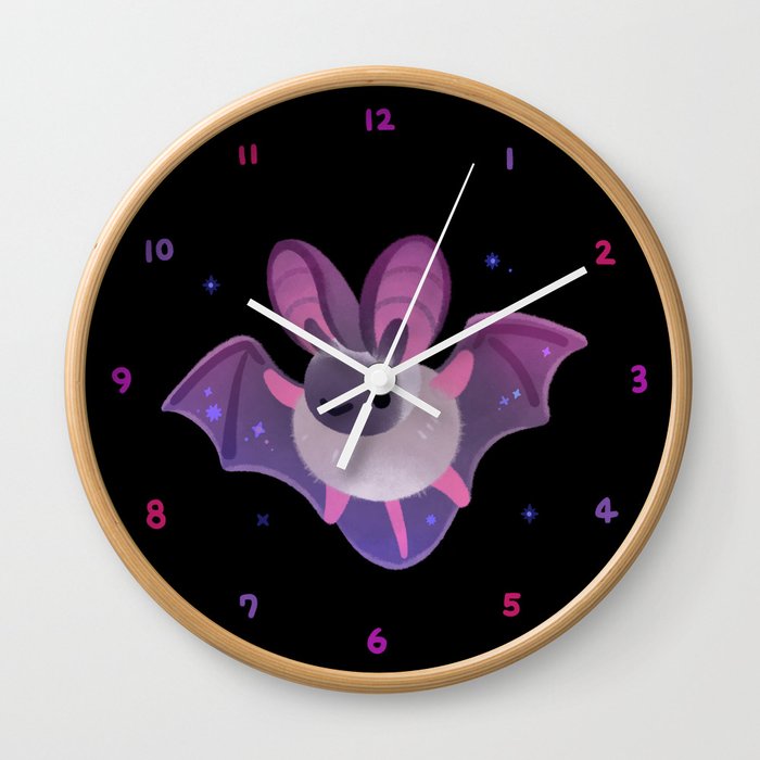 Bat Wall Clock