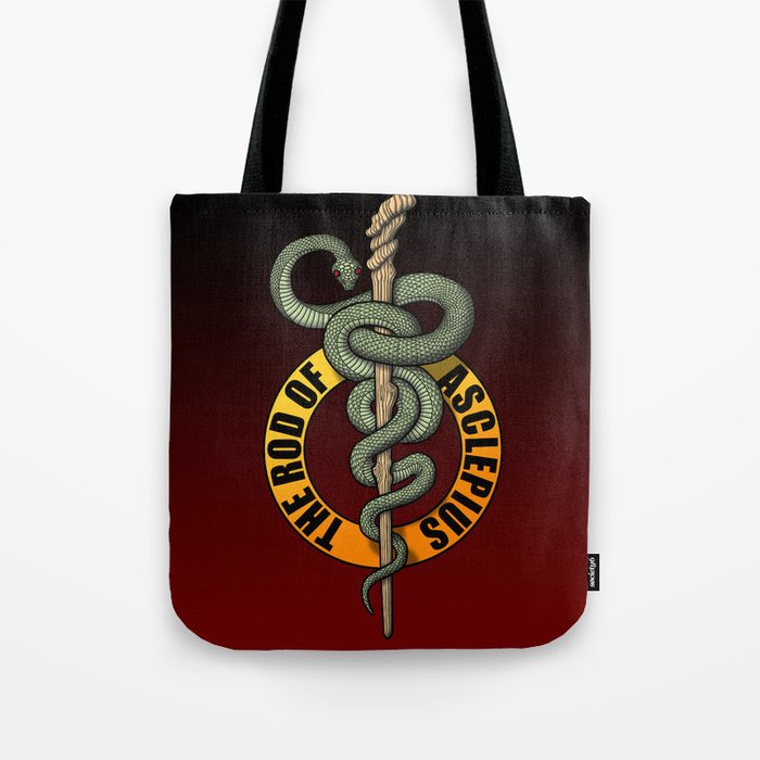 Rod of Asclepius Tote Bag