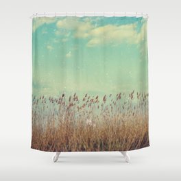 Beautiful scenery, forests in Ukraine, summer Shower Curtain