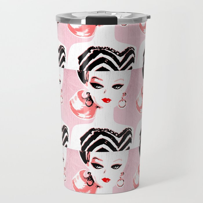 barbie travel mug