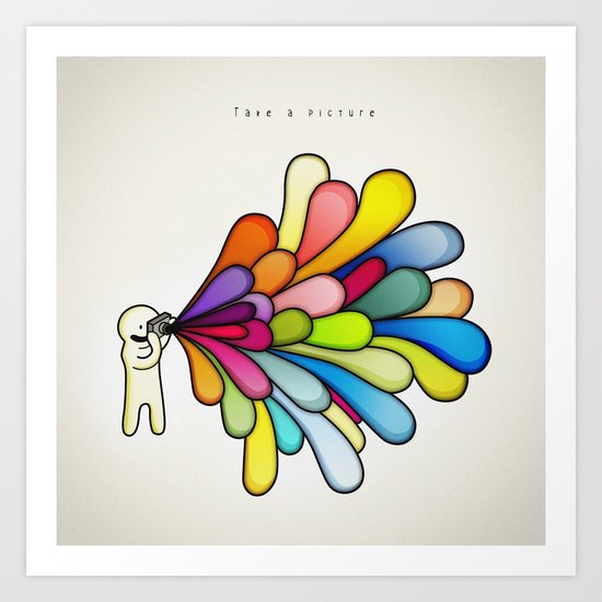 Take a picture Art Print