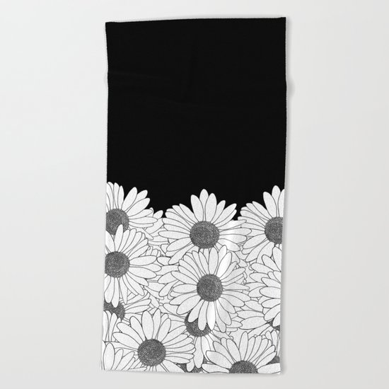 Daisy Boarder Beach Towel