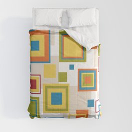 Abstract square patterns Comforter
