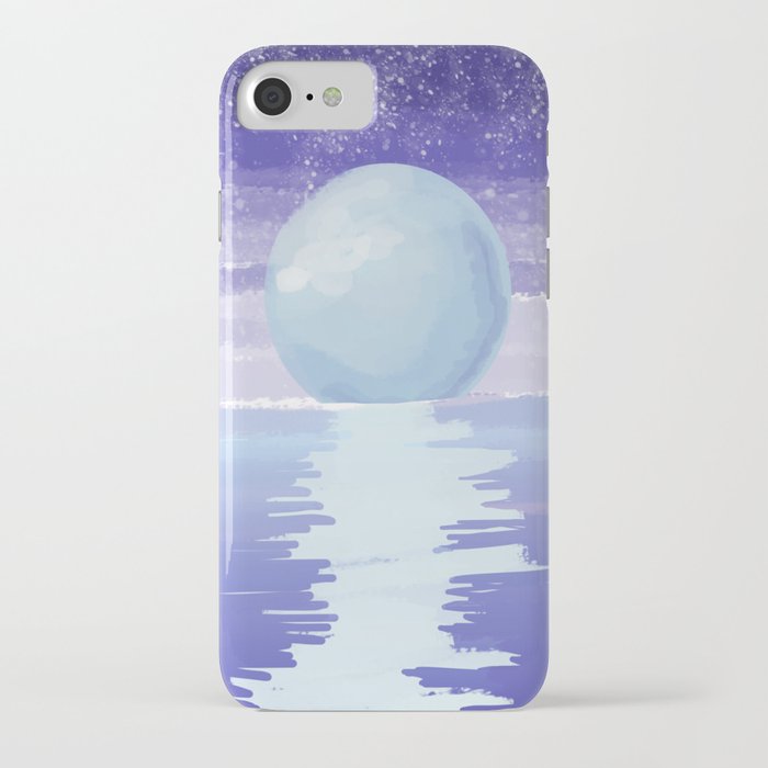 Moon Times iPhone Case