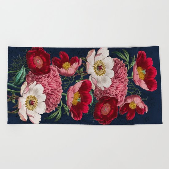 Flower garden III Beach Towel