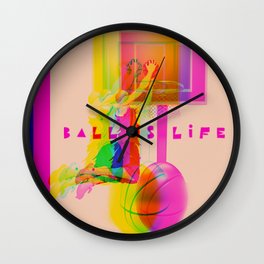 ball is life Wall Clock