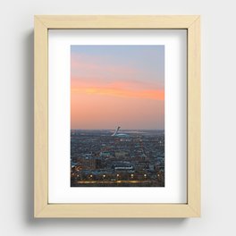 Montreal Twilight Recessed Framed Print