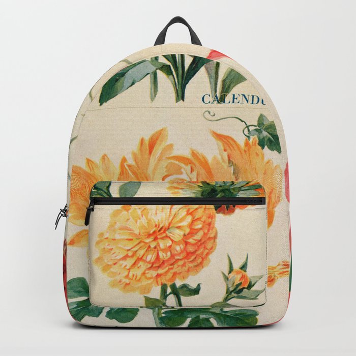 Flowers vintage art Backpack