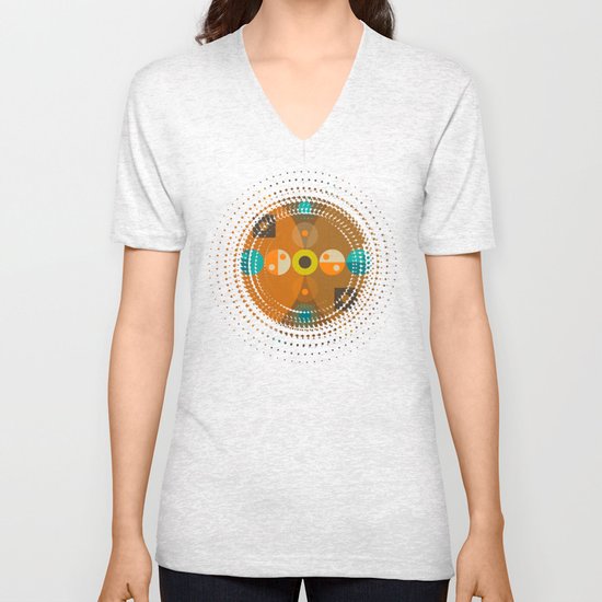 Textures/Abstract 84 Unisex V-Neck