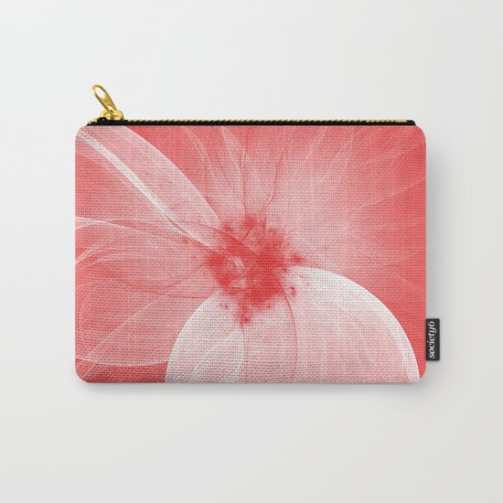 Red Fairy Blossom Fractal Carry-All Pouch