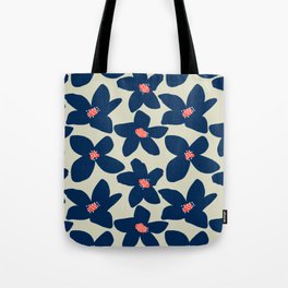 Blue flowers Tote Bag