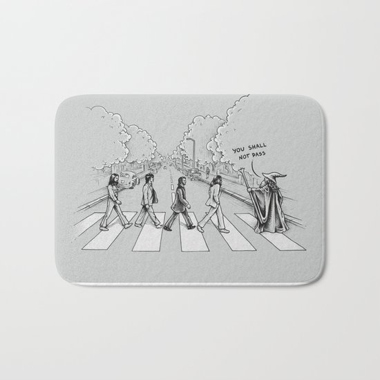 Here comes the Wizard Bath Mat