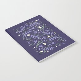 Bluebells and bumblebees - Violet Notebook