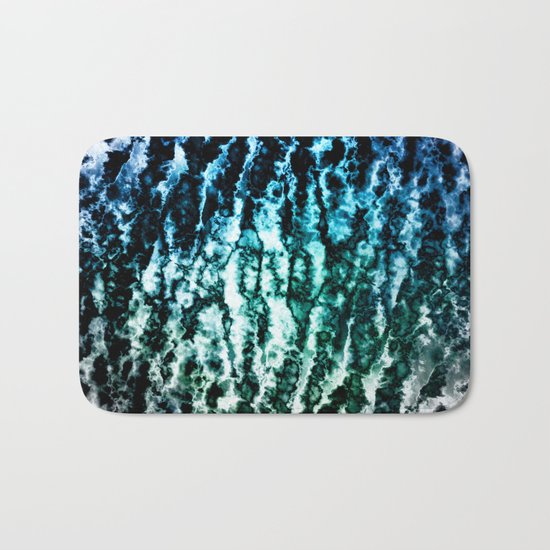 π Blue Tureis Bath Mat