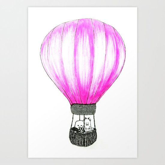 Balloon Art Print