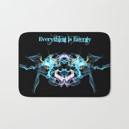 Everything is Energy Blue Bath Mat