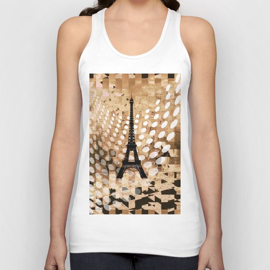 Paris Unisex Tank Top