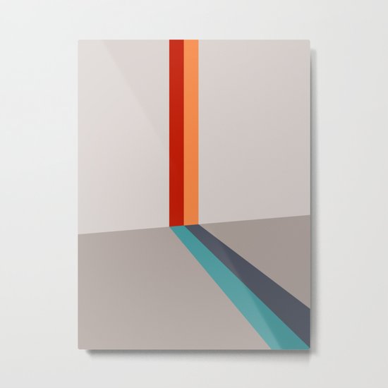 Poligonal 178 Metal Print