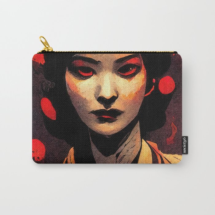 The Ancient Spirit of the Geisha Carry-All Pouch