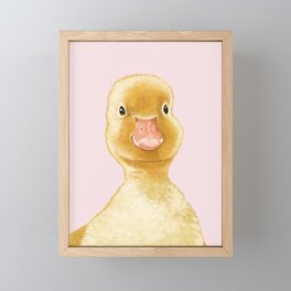 Little Yellow Duckling Framed Mini Art Print