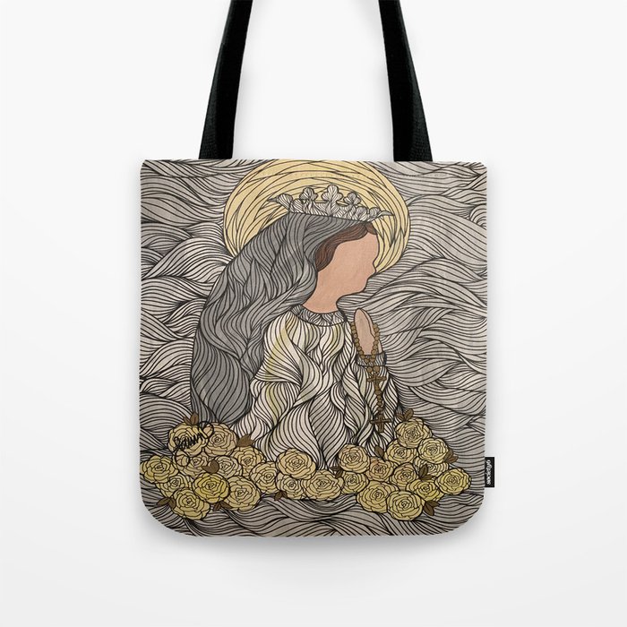 Mother Mary Tote Bag