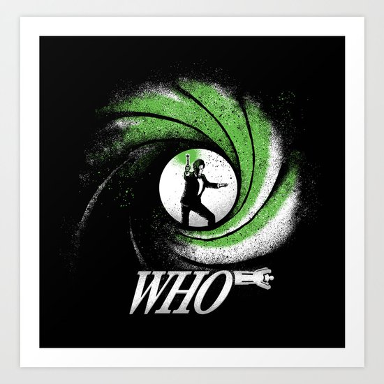 The Name's Who Art Print