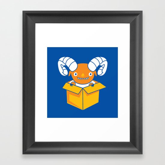 Free Sheeping! Framed Art Print