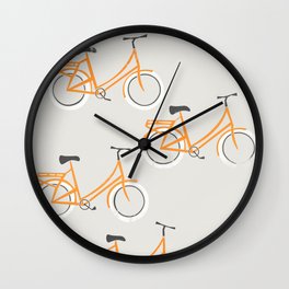 Bicycles Wall Clock
